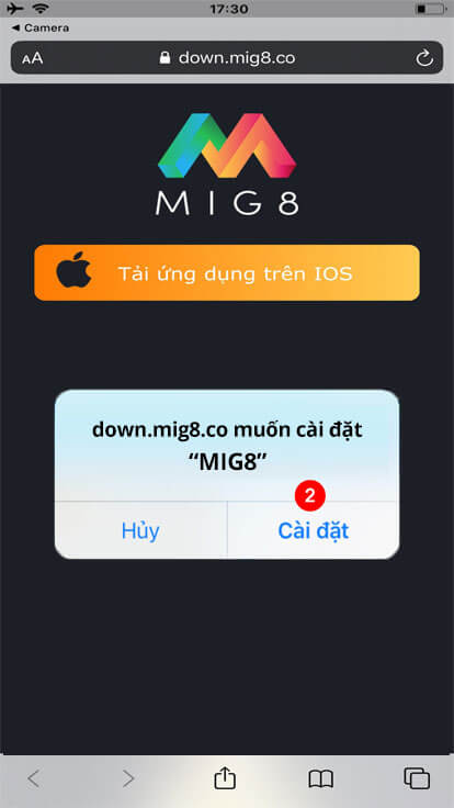 tải mig8 ios 2